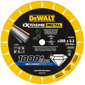 DeWALT Diamantno rezilo EXTREME METAL, 355 x 25,4 x 3,3 mm DT40257