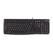 Logitech K120 Žična tipkovnica tipkovnica USB QWERTY Angleščina Črna