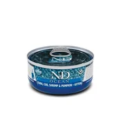 Farmina Mokrota hrana za mačke Farmina N&D Ocean Kitten - Tuna, Cod, Shrimp & Pumpkin - 70g