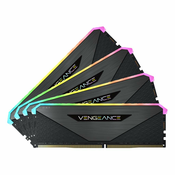 CORSAIR CORSAIR Vengeance® RGB RT Kit 32 GB (4 x 8 GB) DDR4 3200 MHz C16 pomnilnik za računalnik, (20528022)