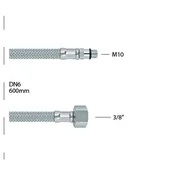 Brinoks crevo 3/8xM10-600mm Rosan