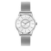 Ročna ura Ted Baker Glitza BKPFZF126 Silver/Silver
