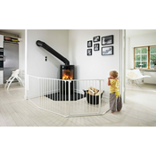 BabyDan Varnostna ograja za kamine FLEX XL 90-278cm bela