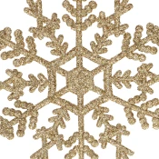 Springos CA0754 BOŽIČNI OKRASKI SNEŽINKE 12 CM 3 KOS