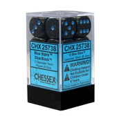 Kockice Chessex - Speckled - Blue Stars - Dice Block 16mm (12)