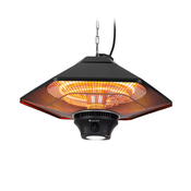 Blumfeldt Heat Hexa, infrardeči grelec, 800/1200 W, halogen, IP34, LED, črn
