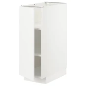 METOD Podni element s policama, bela/Veddinge bela, 30x60 cm