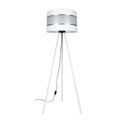 Podna lampa CORAL 1xE27/60W/230V bijela/krom