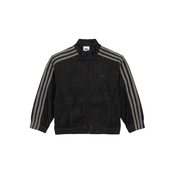 ADIDAS ORIGINALS Prehodna jakna FIREBIRD siv denim/črn denim