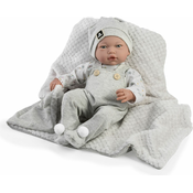 Guca 961 LIAM - realistična punčka z zvoki in ohišjem iz mehkega blaga - 38 cm
