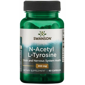 Swanson N-acetil L-tirozin, 350 mg, 60 kapsul