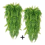 Fern , Viseči Umetni Praprot Fern 1+1 GRATIS
