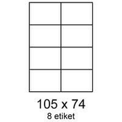 Etikete 105x74mm 8 etiket na listu 100 listov Etikete