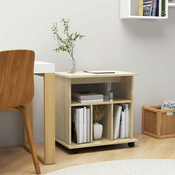 Ormaric s kotacima boja hrasta sonome 60x45x60 cm drvena