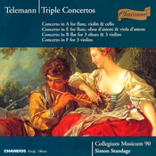 TELEMANN:TRIPLE CONCERTOS/STANDAGE
