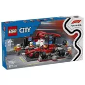 LEGO City F1 Pitstop i ekipa sa Ferrari formulom 60443