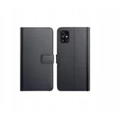 shumee YNMEacc usnjen preklopni ovitek s predali za Samsung Galaxy S21 črne barve