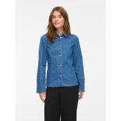 VILA Bluza VIAMANZA moder denim