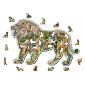Lion Roar Wooden Puzzle L (250 Pieces)