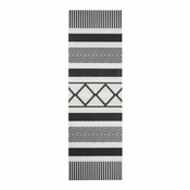 Črno-siva preproga Zala Living Cook & Clean Urban, 45 x 140 cm