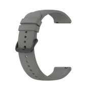 Univerzalen silikonski pas Techsuit W001 20mm za pametne ure - siv