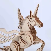 Carolijashop 3d drvena slagalica - jednorog ( 727)