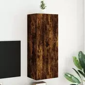 Zidni TV ormaric boja hrasta 40,5x30x102 cm konstruirano drvo