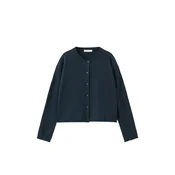 MANGO KIDS Pletena jopa EMMA temno modra