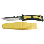 Potapljaški Nož MFH Black Yellow Art:45402