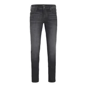 JACK & JONES Kavbojke JJIGlenn JJOriginal črn denim