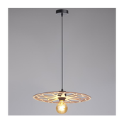 Luster na sajli FALCO 1xE27/60W/230V, precnik 40 cm, bež