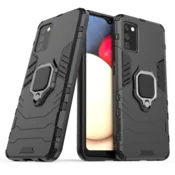 Ring Ring Armor hibridna futrola + magnetni držac za Samsung Galaxy A03s (166.5) crna