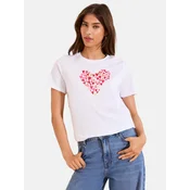 Lipsy Majica Wear It With Love zlata/roza/rdeča/bela