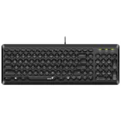 Slimstar Q200 USB US crna tastatura