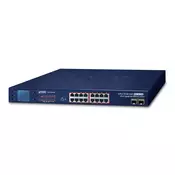PLANET GSW-1820VHP network switch Unmanaged Gigabit Ethernet (10/100/1000) Power over Ethernet (PoE) 1U Blue