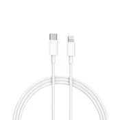 Xwave Kabl Tip-C M na iphone 20W 3GBPs 3A 1m,muški-muški,beli