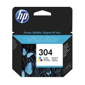 Hewlett Packard Tribarvna kartuša s črnilom HP 304 (N9K05AE), CMY