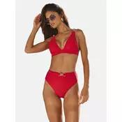 Lipsy Bikini zgornji del temno rdeča