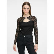 Black womens bodysuit with long sleeves ORSAY - Womens