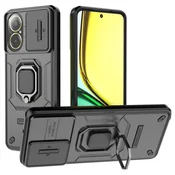 Overboard Ovitek za Realme C67 4G, stojalo in objektiv kamere, črn