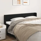 Vidaxl vidaXL Vzglavnik s krilci črne barve 183x16x78/88 cm umetno usnje