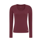 Deha LONG SLEEVE STRETCH T-SHIRT, ženska majica, rdeča D52012