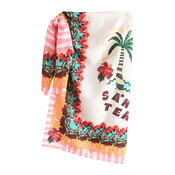 Next Ručnik za plažu  ecru/prljavo bijela / kraljevski zelena / mandarina / roza