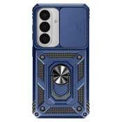 AVIZAR Ovitek za Galaxy S26 z magnetnim obročem in drsnim pokrovčkom kamere, Modra, (5000274709)