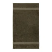 Yves Delorme Majhna brisača z bombažem ETOILE Kaki 45 x 70 cm