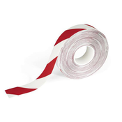 Durable trak za označevanje tal DURALINE rdeč/bel 50x0,7mm, dolžina 30m