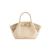 JW PEI Nakupovalna torba JW PEI Cabas/Shopping Hana Mini Faux Suede Off White bela