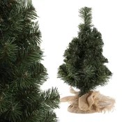 KADAX Majhno umetno božično drevo, realistično, 60 cm, zeleno, za mizo, brez jute