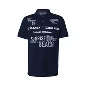 CAMP DAVID Majica  marine / bela