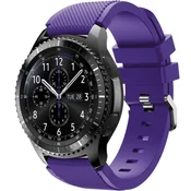 GS Univerzalni silikonski pašček 22 mm, vijoličen